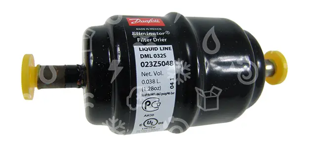 dehydrátor Danfoss DML 163S, 10 mm ODF, pájecí